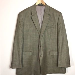 NEW Lauren Ralph Lauren Tan Plaid Sports Coat